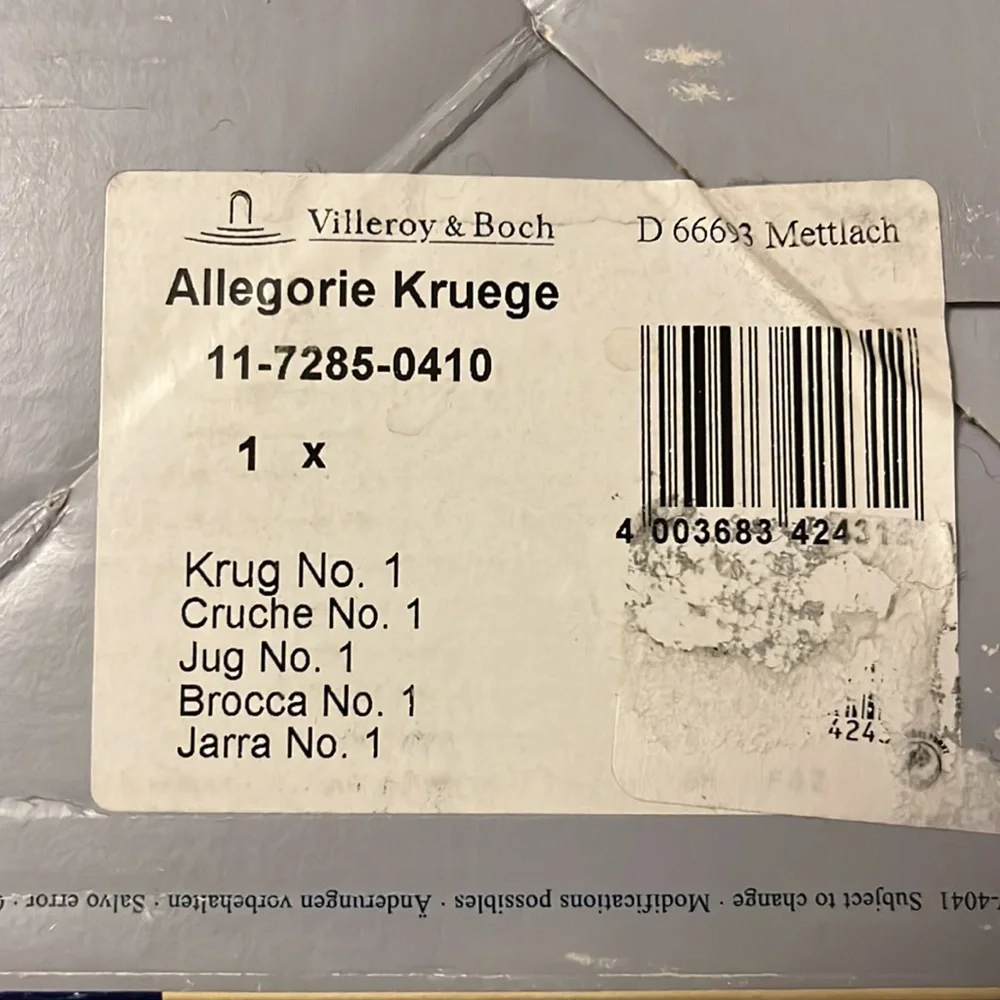 Villeroy & Boch volume mm